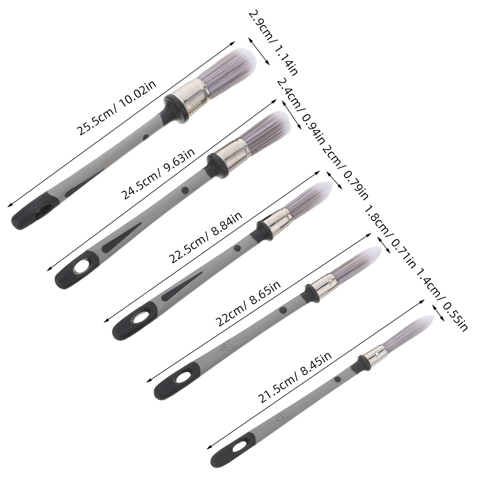 Набор из 5 кистей для точной р – обзор и цена Detailing Brush Set